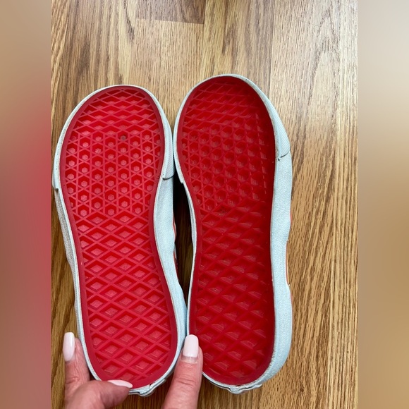 Vans Classic Slip On Sneakers Tropical Fruit Glitter Print Size 3 Big Kids - Picture 7 of 8